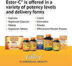 American Health Ester-C 500 mg with Citrus Bioflavonoids Capsules, 300 Count