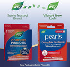 Nature's Way Pearls Complete Probiotic, Supports Digestive Balance*, 1 Billion Live Cultures, Supplement for Men and Women, No Refrigeration Required, 90 softgels