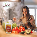 Jiva Organic Turmeric Powder 7 oz - Packaged in Resealable Bag, 100% Raw with Tumeric Powdered Organic, Turmeric Curcumin Powder, Origins from India