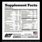 GAT SPORT Men's Multi + Test, Premium Multivitamin Tablets (60 Count)