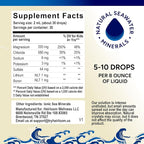 Trace Mineral Drops – Liquid Ionic Trace Minerals Supplement for Daily Hydration & Electrolyte Balance, Unflavored Electrolyte Drops for Water