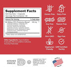 Zahler Biodophilus, 60 Billion Live Cultures Per Serving, Supports Digestive Health,Certified Kosher, 30 Capsules