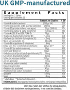 Igennus Methylated Men's Multivitamin with 22 Actives, Added Lycopene for Antioxidant Support, High Potency B12, Sustained Release, Pure & Clean, Non-GMO & Halal, 60 Tablets