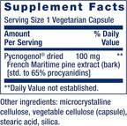 Life Extension Pycnogenol – French Maritime Pine Bark Extract – Scientifically Studied Healthy Aging & Vascular Health Supplement-– Non-GMO,Gluten-Free,Vegetarian-– 60 Capsules,(Pack of 2)