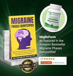 MigReForm – Doctor Formulated Nutritional Supplement and Migraine Wellness Support - Natural Migraine Health Formula with Magnesium, Vitamin B2 & CoQ10-60 Capsules for Women & Men