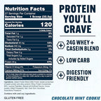 PEScience Select Protein Powder, Whey and Casein Blend, Lean Protein Powder for Women and Men, Low Calorie, Low Carb, Keto Friendly, Gluten Free, Chocolate Mint Cookie - 27 Servings