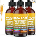 Organic Maca Root Liquid Drops with Ashwagandha, Nettle, Fenugreek, Beet Root and L-Arginine Liquid Multivitamin for Women and Men - 6oz