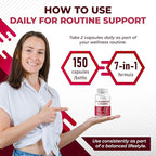 D-Mannose with Cranberry, Uva Ursi, Hibiscus, Ginger, Black Pepper - Supports Urinary Tract Health, Bladder Cleanse