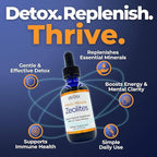 Mimi's Miracle Zeolites: Heavy Metal Detox Zeolite Supplement Drops with 70 Trace Minerals for Adults & Kids - Supports Cell Restoration, Immune & Digestive Tract Health (4 oz Bottle, 60 Day Supply)