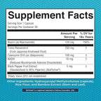 MARYRUTH'S NADH Capsules | Niacin | NAD+ Precursor | Trans-Resveratrol | CoQ10 | Cellular Energy | Energy Metabolism | Cognitive Function | Vegan | Gluten-Free | 1 Capsule Daily | 30 Servings