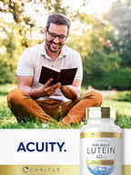 Carlyle Lutein and Zeaxanthin Supplement | 40mg | 180 Softgels | Pills for Eyes | Eye Health Vitamins | Visi-Gold | Non-GMO and Gluten Free