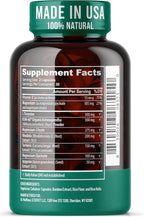 Cortisol Reducer & Adrenal Support Supplement–Natural Stress Relief with Ashwagandha KSM-66, Magnesium Glycinate & Citrate, L-Theanine, Rhodiola, Apigenin, Turmeric & Vitamin D3–Calm Mood & Relaxation