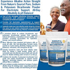 Sodium Bicarbonate Powder & Potassium Bicarbonate Powder pH Balance Supplement. Make Gallons of Alkaline Water Drops for Acid/Alkaline pH Balance, Stomach Immune Performance. Alkaline Drinking Water