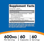 Nutricost KSM-66 Ashwagandha Root Extract 600mg, 60 Veggie Caps (3 Bottles) - 5% Withanolides - with BioPerine