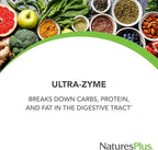 NaturesPlus Ultra-Zyme - 90 Tablets - Enzyme Supplement to Support Healthy Digestion - Gluten Free - 45 Servings