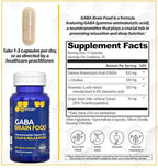NATURAL STACKS GABA Brain Food + Apigenin Supplement for Sleep Bundle - Supports Relaxation and Sleep* - 180 Total Capsules