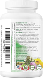 Liver Advanced+, 240 Veggie Capsules | 20-in-1 Complex with Milk Thistle, Dandelion, NAD, NAC, ALA, TUDCA, Glutathione, Artichoke, Turmeric, & Astragalus | Non-GMO, Gluten Free