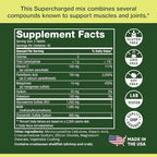Life's Fortune Triple Strength Glucosamax - 1000mg Premium Glucosamine, Chondroitin and MSM Supplement with Vitamin C for Joint Comfort & Mobility, 120 Tab