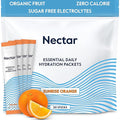 Nectar Hydration Packets - Electrolytes Powder Packets - No Sugar or Calories - Organic Fruit Liquid Daily IV Electrolytes Powder for Dehydration Relief and Rapid Rehydration (Orange 30 Pack)