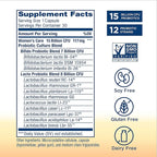 Renew Life Women's Probiotic Capsules, Supports pH Balance for Women, Vaginal, Urinary, Digestive and Immune Health, L. Rhamnosus GG, Dairy, Soy and Gluten-Free, 15 Billion CFU - 30 Ct