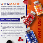 Vitamatic Melatonin 20mg Liquid Drops – 2 Fluid Ounce (59ml) – Natural Berry Flavor – for Adults – Non-GMO – Vegetarian Supplement