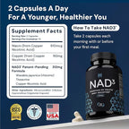 HPN NAD+ Booster – Nicotinamide Riboside Alternative (NAD3) for Men & Women | Anti Aging NRF2 Activator, 312 mg per Serving – Natural Energy Supplement for Longevity & Cellular Health, 30 Veggie Pills