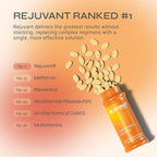 Rejuvant Women's AKG Longevity Supplement 1000MG Ultra 98% Pure (Calcium Alpha-Ketoglutarate), Patented Vitamin Rich Controlled Release Formula Supports Cell Repair and Quality of Life, 180 Tablets