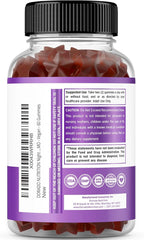 Night Time Fat Burner Gummies (60 Count) Weight Loss & Metabolism - Sugar-Free - Delicious Raspberry Flavored Melatonin Supplement Gummies - Vegan Safe - Third Party Tested - Made in USA