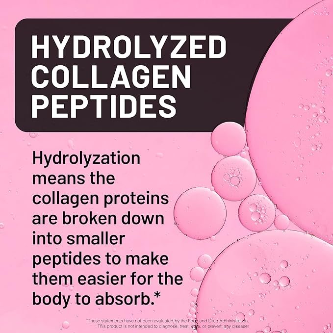 NatureWise Hydrolyzed Liquid Collagen for Women & Men 4000mg - High Absorption, Type 1 & 3 Peptides with Biotin + Vitamin C + Vitamin B Complex & Hyaluronic Acid -Mixed Berry - 30 Tubes[30 Day Supply]
