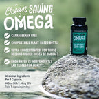 Freshfield Omega 3, DHA Supplements, Algae Oil, Vegan Omega, Ocean Saving Fish Oil Replacement, Sustainably Sourced, Highest Levels of DHA per Capsule, w/DPA