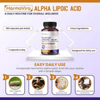Alpha Lipoic Acid Acetyl-L-Carnitine - Support Bladder Cleanse, Urinary Tract Health - 180-day Supply
