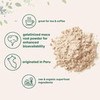 Micro Ingredients Organic Maca Root Powder, 2 Pound, Gelatinized for Better Absorption, Rich in Antioxidants, No GMOs, Vegan Friendly and Peru Origin