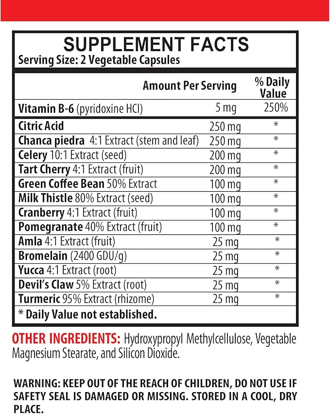 Tart Cherry Extract for Uric Acid - URIC ACID FORMULA - Green Coffee Bean Extract for Uric Acid, Uric Acid Health Supplement, Pomegranate Extract for Uric Acid, Joint Support 1 Bottle 60 Capsules