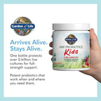 Garden of Life Raw Probiotics Kids - 5 Billion CFU - Whole Food Probiotic for Gut Health & Immune Support - for Children Ages 1 Year & Older - 60 Servings