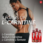 iSatori L-Carnitine LS3 3000, Triple-Blend Liquid L Carnitine Supplement, with Acetyl & Tartrate, Stimulant Free, Low Calories, Sugar & Gluten Free, Keto-Friendly, Gummy Bear Flavor (32 Servings)