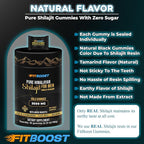 Sundried Himalayan Natural Shilajit Gummies for Men or Women 60 Days Supply of Shilajit for Men Gummies Extra Strength 3000mg Added Benefits Rich in Fulvic Acid 85+ Trace Minerals NO Sugar