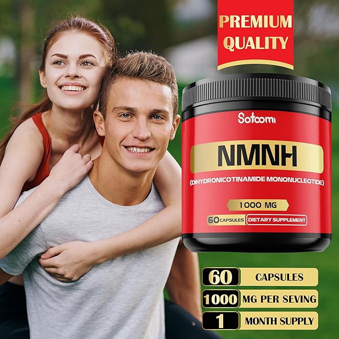 NMNH (Dihydronicotinamide Mononucleotide) -NMN Supplement Alternative - 1000mg per Serving NAD Supplement to Support NAD - 60 Capsules - 30 Days Supply