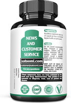 Satoomi Tongkat Ali Root Extract 200:1-9 Essential Herbs with Ashwagandha, Tribulus Terrestris & More - Support Strength, Energy and Healthy Immune - 60 Vegan Caps 2 Month Supply