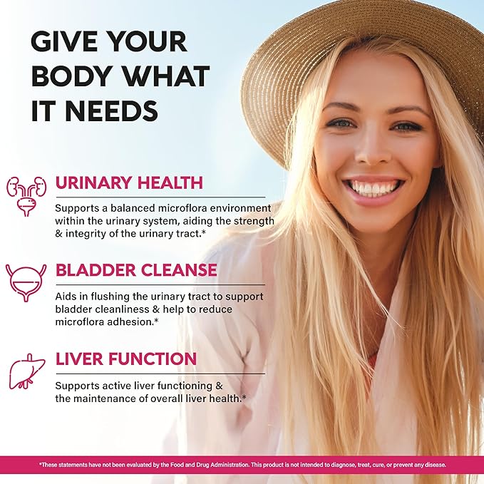NUTRAHARMONY D-Mannose 2000mg with Cranberry & Hibiscus - Clinically Tested Strength for Urinary Tract Health - Supplement for Women - Bladder, Liver & Microflora Support - Vegan, 180 Capsules
