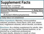 Bronson Melatonin 10mg Fast Dissolve Cherry Flavored Tablets Vegetarian Chewable Lozenges, 120 Count