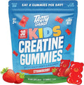 TASTY GAINS Kids & Teen Creatine Gummies with Vitamin B12 for Growth Support, Easy Chew Daily Supplement, Gummy Vitamins for Kids and Teens, Ages 5+