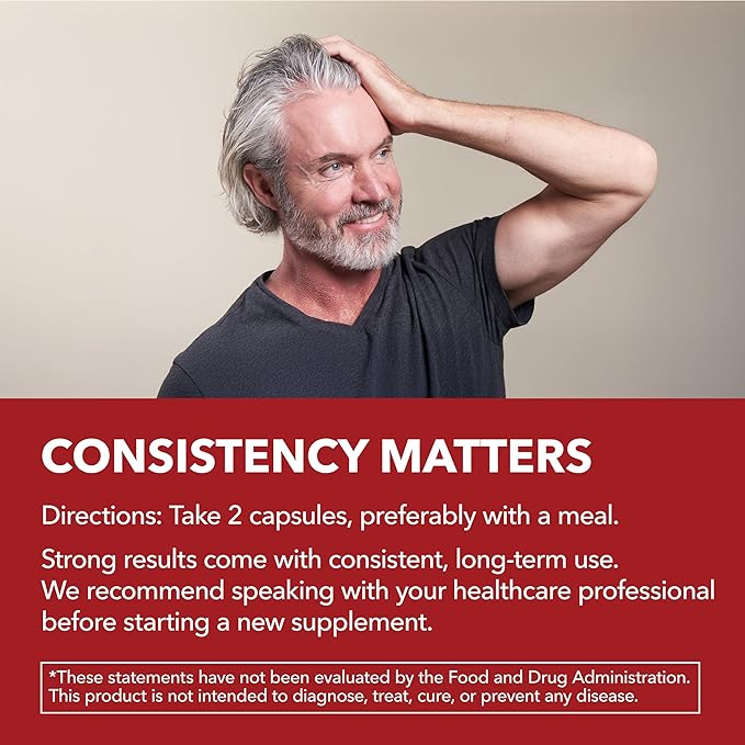 DHT Blocker for Men with Biotin 10000mcg Per Serving, Saw Palmetto Extract & MSM - Supports Normal Healthy Hair Growth - With Pea Extract & Stinging Nettle - Vegan, Non-GMO, Gluten Free - 30 Servings