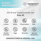 Tesseract Medical Research ProButyrate Gut Health Supplement, Butyric Acid Complex, Gastrointestinal Support Supplement, Helps Restore Balance to Stabilize Gut Microbiome, 600mg (60 Capsules)