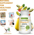 Liposomal - Vitamin c 1000mg - 60 Vitamin c Capsules - Higher Absorption,bioavailability liposomal Vitamin c by Moon and Mercury