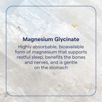 Trace Minerals Magnesium Glycinate Powder - Daily Magnesium Powder for Sleep Support - Calming Bedtime Drink - Natural & Gentle - Grape - 180g (60 Servings)
