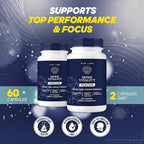 rize labs Mind Vitality Focus Brain Supplement, Official Mind Vitality to Boost Focus and Concentration & Avoid Mid-Afternoon Fatigue, Mind Vitality Advanced Formula (120 Capsules) (Pack of 2)