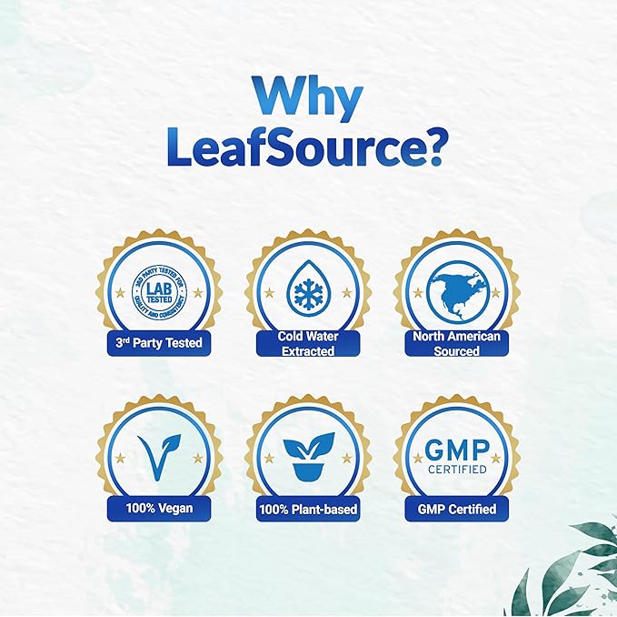 LEAFSOURCE Shilajit with Humic & Fulvic Acid (120 Capsules) with Trace Minerals, Electrolytes, Vitamins, Supports Energy, Gut & Joint Health, Absorb Nutrients