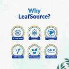 LEAFSOURCE Shilajit with Humic & Fulvic Acid (120 Capsules) with Trace Minerals, Electrolytes, Vitamins, Supports Energy, Gut & Joint Health, Absorb Nutrients