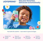 JoySpring Burst B12 Drops - Vitamin B Complex for Kids with Methyl B12 Supplement to Support Healthy Growth & Development, Vegan Liquid B12 Drops, Ages 3-16+ | 2 fl oz (60 Servings)