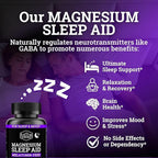 Black Forest Ashwagandha Magnesium Sleep Aid (6-in-1) - Magtein Magnesium L-Threonate, L-Theanine, Apigenin Supplement for Sleep 3 Enhanced with (Ashwagandha L theanine & Vitamin D)